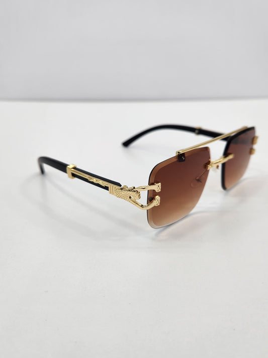 brown sunglass unique style new edition trendy glasses